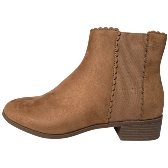 Charter Club Women Daxi Microsuede Camel Micro Ankle Boots (Size: 9 Medium) NiB - Picture 11 of 16